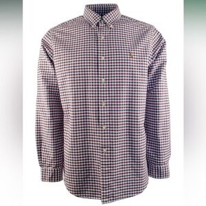 Polo Ralph Lauren Classic Fit Tattersall Oxford Shirt M